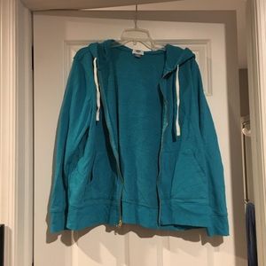 Xl teal old navy hoodie